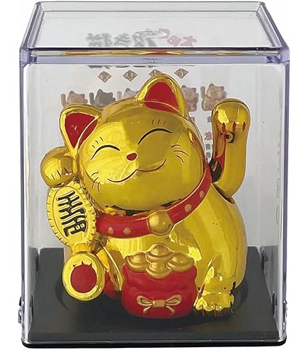 Amazon.co.jp: 大型招き猫、11インチの陶器製招き猫、手を振る招き猫の