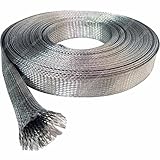 1/4" Tinned Copper Metal Braided Sleeving - 50FT [並行輸入品]