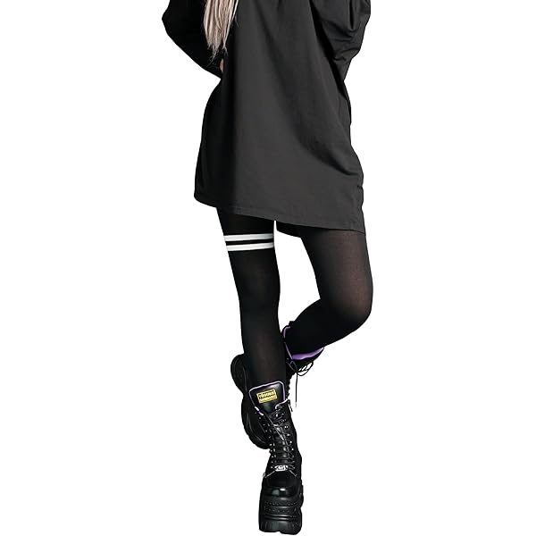 Amazon.co.jp: [SOXXI] ロングサイハイソックス 2本ラインx無地 