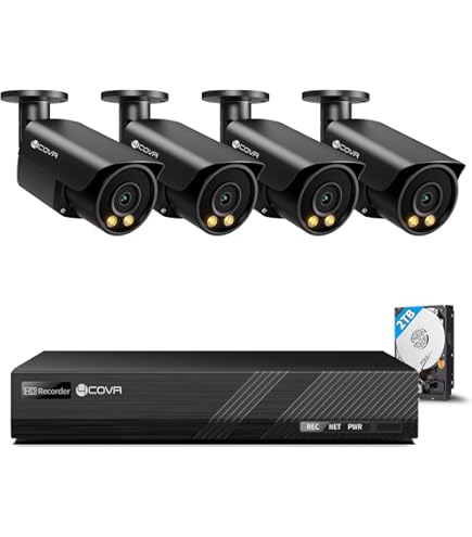 Amazon.co.jp: 【500万画素・AI人形/車両検知・PoE給電・夜間カラー