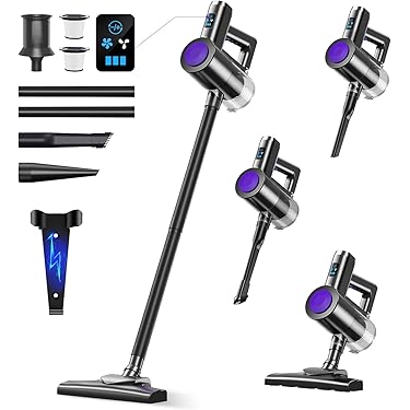 超パワフル33Kpa＆使いやすい❣最新スマートタッチディスプレイ搭載♪❤掃除機 超パワフル33Kpa＆使いやすい❣最新スマートタッチディスプレイ搭載