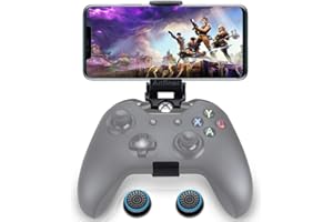 WEPIGEEK Foldable Controller Mobile Phone Holder/Cellphone Clamp/Clip Compatible with Microsoft Xbox One/Xbox One S/Steelseri