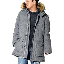 Amazon | [トミーヒルフィガー] ロング中綿ジャケット 大きい