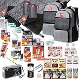 HIH 防災リュック 防災グッズ 防災セット 2人用 【福島県企業が開発】ハザードリュック２人用premium シュラフ２個付き