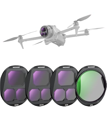 【新品】DJI Mavic 3 Pro NDフィルター Amazon | DJI Mavic 3 Pro NDフィルターセット (ND8/16/32/64) | 減光