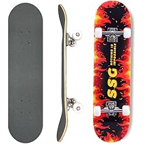 スケートボード daker4 Amazon | Dganliスケボー 子供 初心者 スケートボード 31x8