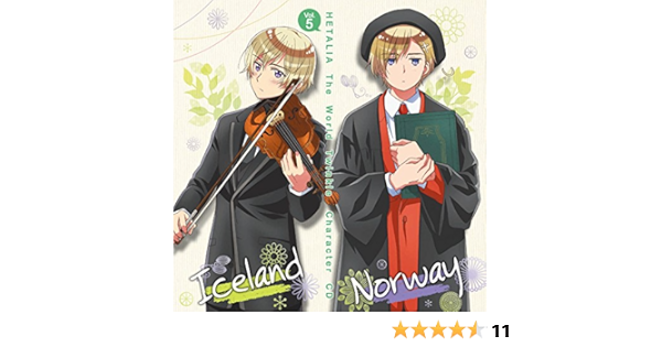 アニメ ヘタリア The World Twinkle キャラクターcd Vol 5 ノルウェー アイスランド ノルウェー 岩崎征実 岩崎征実 アイスランド 浅倉歩 浅倉歩