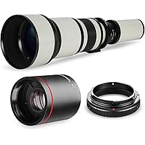 Amazon | 長距離 650mm-1300mm f/8 望遠ズームレンズ Nikon DF