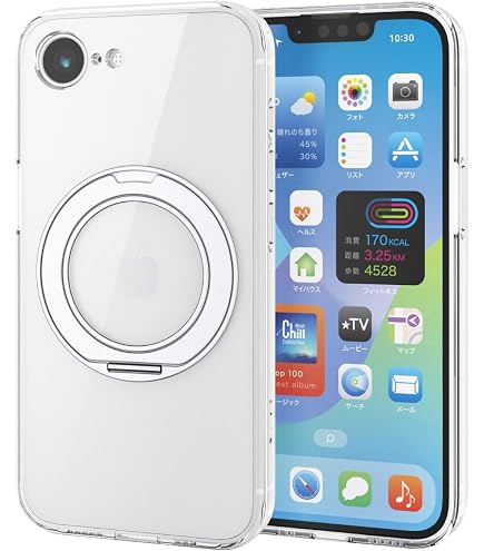 Amazon.co.jp: エレコム iPhone 16e ケース クリア 透明 耐衝撃 衝撃