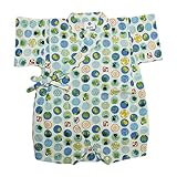 【SiShuNon/SKAPE】カエル・マリン柄甚平オール エスケープ 男の子 カエル マリン 総柄 夏祭り お祭り 甚平 カバーオール 70 15 ホワイト