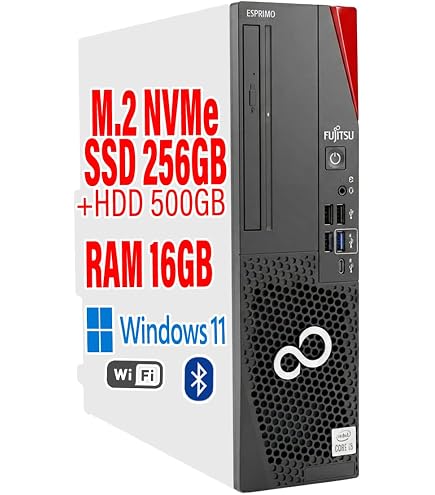 Windowsデスクトップ ESPRIMO D7011/GX i5-10505 8G SSD256G+HDD Amazon.co.jp: 【整備済み品】 富士通 Fujitsu Esprimo D7011/H