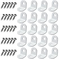 Amazon | XSAJU ブラケット金具 棚受け金具 20*20*16mm 20個