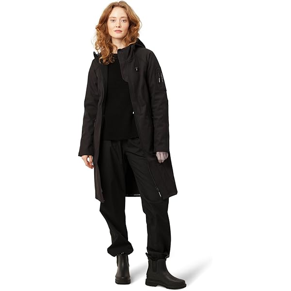 ILSE JACOBSEN ブラックレインコート38 Rain Coat Ilse Jacobsen Rain07 Black | Outdoorsupply.co.uk