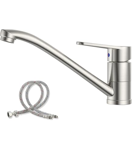 Amazon | ミズタニバルブ工業 台付シングルレバー混合水栓 MKZ535MMXE