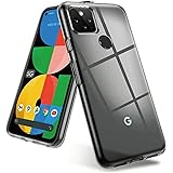 Google Pixel 5a 5G ケース クリア ピクセル5a カバー 透明 耐衝撃 指紋防止 スリム 軽量 薄型 TPUカバー Google カバー・クリア