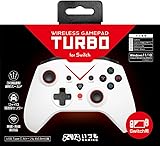 【日本メーカー スリースト】 Switch/Switch2対応 『ワイヤレスゲームパッド Turbo (ホワイト)』 - Switch