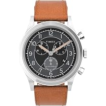 Amazon | Timex 42mm Waterbury トラディショナルクロノグラフ, タン 