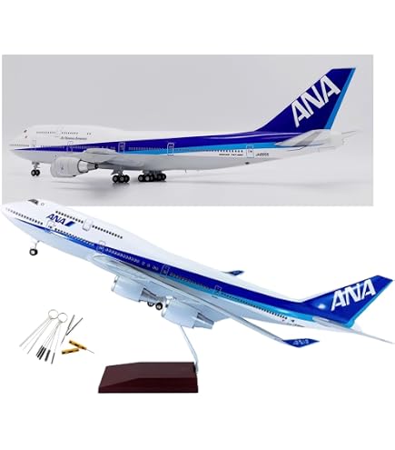 Amazon.co.jp: 1:400スケール 日本航空 B747-100 JA8101 ダイキャスト