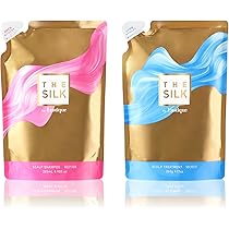 [3セット] THE SILK 香水スカルプヘアケア ボトル＋5%増量/詰め替え 3セット] THE SILK 香水スカルプヘアケア ボトル＋5%増量/詰め替え
