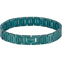 Amazon | [Lacoste] メトロポール リンクブレスレット 男性用