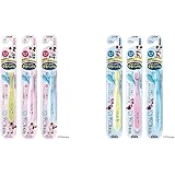 【セット買い】クリニカ Kid's ハブラシ 0-2才用 セット 3本(※色は選べません) + クリニカ Kid's ハブラシ 3-5才用 セット 3本(※色は選べません)