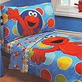 Sesame Street Elmo 4 Piece Toddler Bed Set by Sesame Street [並行輸入品]