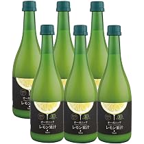 Amazon | 有機レモン果汁 720ml ×6本（1ケース） | テルヴィス