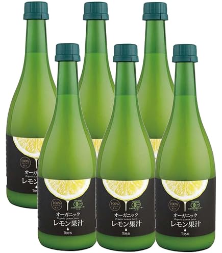 テルヴィス 有機レモン果汁 1000ml パック6本