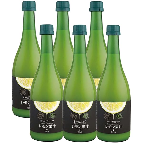 Amazon.co.jp: テルヴィス 有機レモン果汁 1000ml ×6本 : 食品・飲料・お酒
