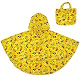 アンパンマン ANPANMAN 子供 合羽 レインコート ポンチョ 雨合羽 雨具 保育園 男の子 80-95cm イエロー