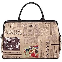 Amazon | [エス・ピー・ラボ] ニュースペーパー ボストンバッグ