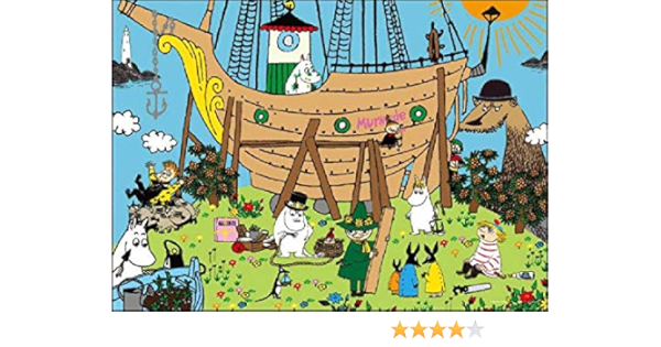 Amazon ジグソーパズル Moomin ムーミン 海へ行く 500ピース 38x53cm ジグソーパズル おもちゃ