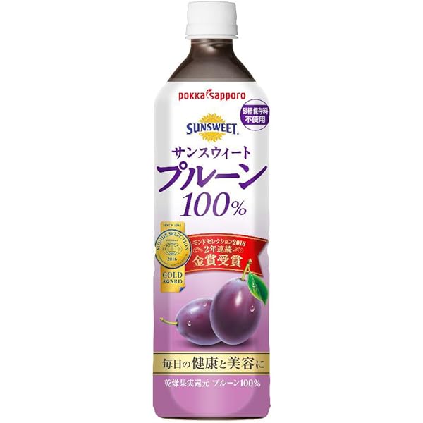 Amazon.co.jp: ポッカサッポロ サンスウィート プルーン100% 900ml