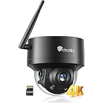 Amazon.co.jp: Ctronics 防犯カメラ 屋外 4K AI追跡機能 5GWi-Fi