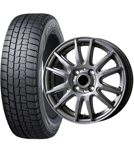 ブリヂストンVRX2 155/65/R14スタッドレスアルミホイールセット送料込 monkeys_bs-vrx2-15565r14-