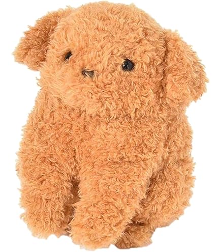 Amazon.co.jp: シナダ 豆子犬 プードル 9×2×15.5cm ぬいぐるみ