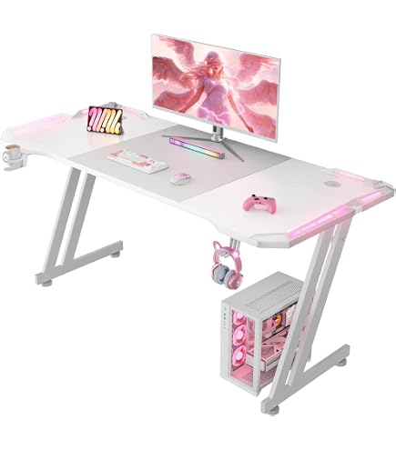 Amazon.co.jp: デスクトップコンピュータゲームテーブル、ピンクの電子