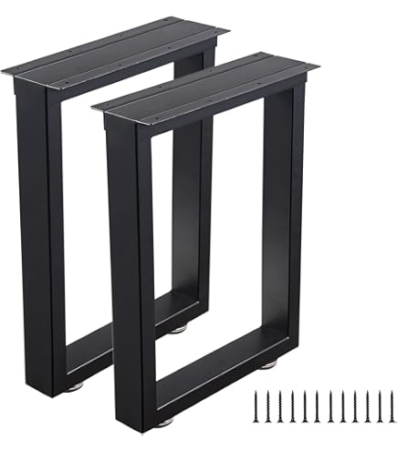 Coffee Table Legs IWEDN 40 Inch Bar Height Table Legs, Heavy Duty