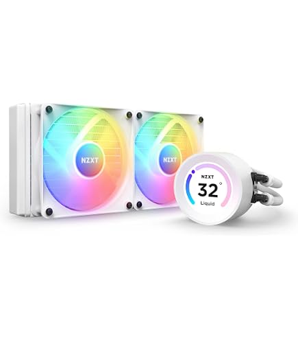 Amazon.co.jp: NZXT KRAKEN RGB 360 White 簡易水冷CPUクーラー RL