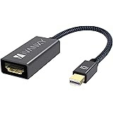 Mini DisplayPort-HDMI 変換アダプタ, iVANKY【1080P@60Hz/20cm】Minidisplayport/Thunderbolt to HDMI ミニディスプレイポートサンダーボルト Macbook Air/Pro, 