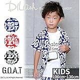 GOATロゴ柄半袖シャツ/GOAT(ゴート) 夏 110 ブラック