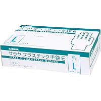 Amazon.co.jp: [サラヤ] プラスチック手袋E 粉無 Mサイズ 100枚 粉なし