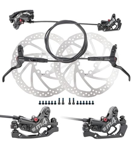 TEKTRO HD-M750 Hydraulic Disc Brake Set 4-Piston Caliper with