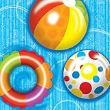 Creative Converting 18 Count Lunch Napkins, Water Fun [並行輸入品]