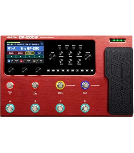 Amazon.co.jp: Valeton GP200 マルチエフェクトプロセッサー +
