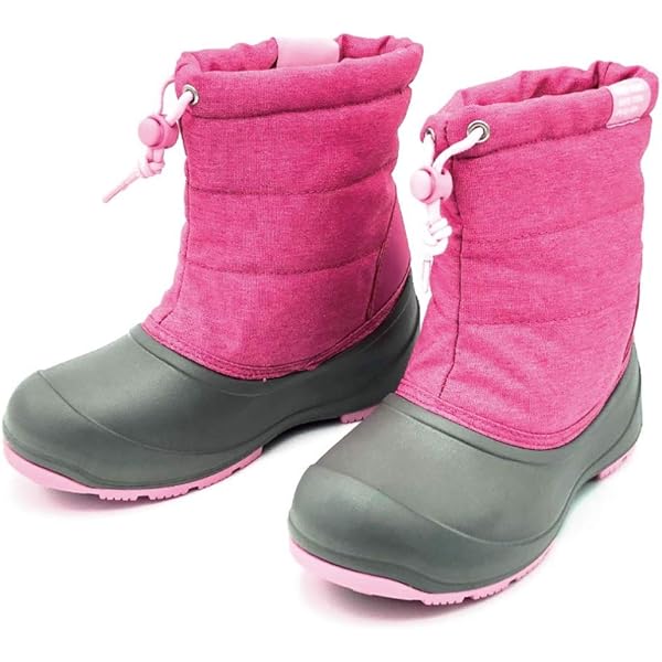 Amazon | [イグニオ] ロングブーツスノーシューズ ピンク ジュニア IGK