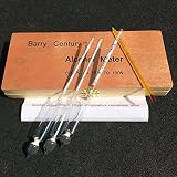 4個アルコール濃度メーター測定ツールテスター温度計付きワインVodka Whiskey Hydrometer testeingバーセット