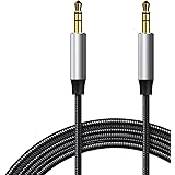 [Amazonブランド] Eono(イオーノ) 3.5mm オーディオケーブル 1M ナイロン編組 AUXケーブル 補助ケーブル（3.3fit / 1M、Hi-Fiサウンド）ヘッドフォン、車、ホームオーディオ、スピーカー、iPhone、iPad、iP