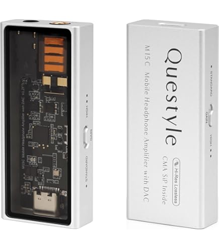 Amazon.co.jp: aune YukiポータブルDAC ヘッドホンアンプ付き、完全に