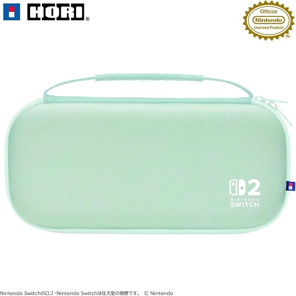 【任天堂ライセンス商品】スリムハードポーチ プラス for Nintendo Switch™ 2 パステルグリーン【Switch2専用】 - 1